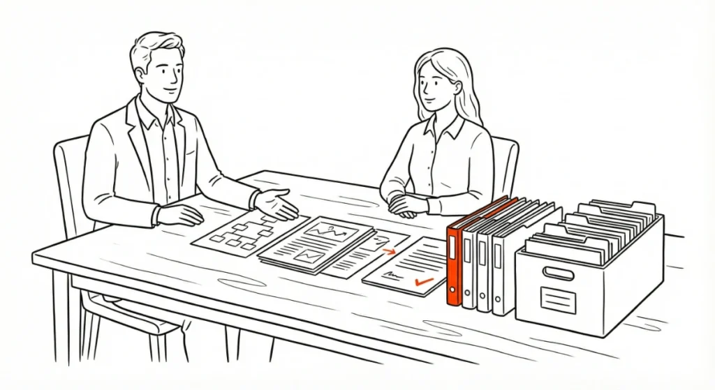 r2_business_solutions_Beitragsbild_Docuware_revisionssicher_Illustration